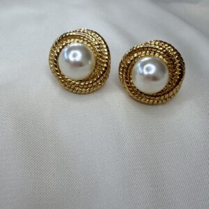 “Gold Pearl” earrings