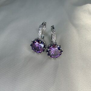 “Violet Glow” Hoops