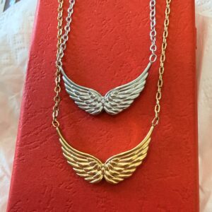 “Angel wings” necklace-gold plated