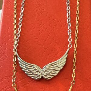 “Angel wings” necklace-silver